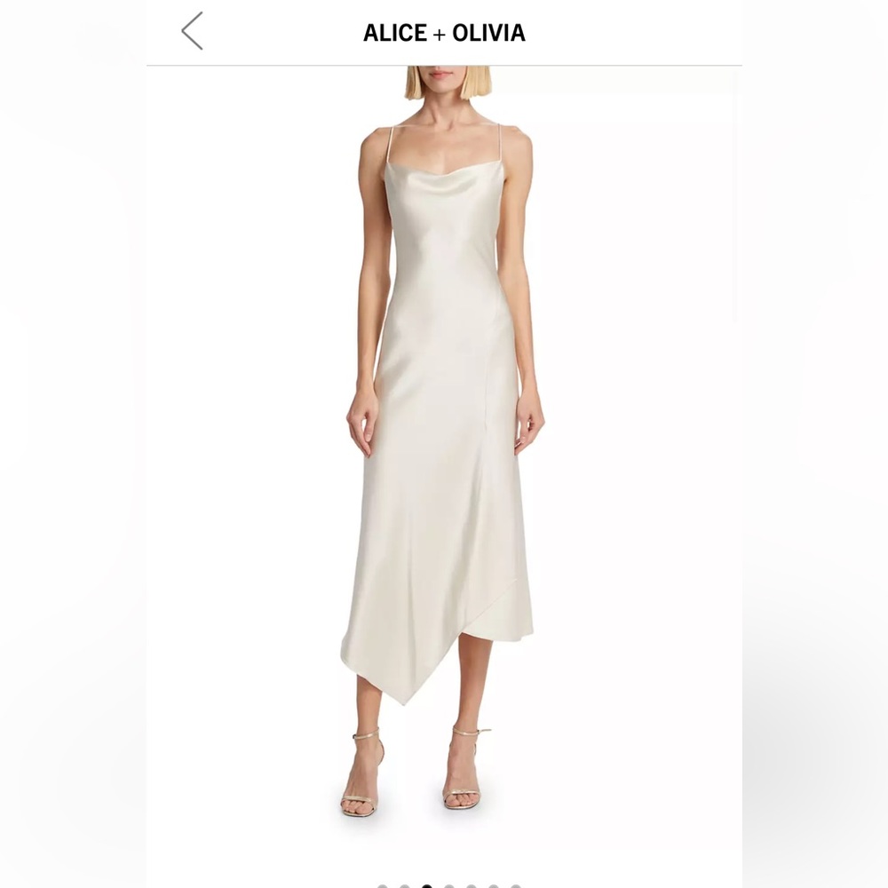Alice & Olivia white dress (NWT)